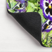 Glückliche Stiefmütterchen... Mousepad (Ecke)