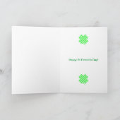 Glückliche Streifen Karte (Innenseite)