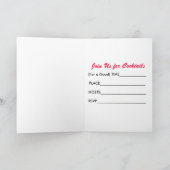 Glückliche Stunde Einladung (Innenseite)