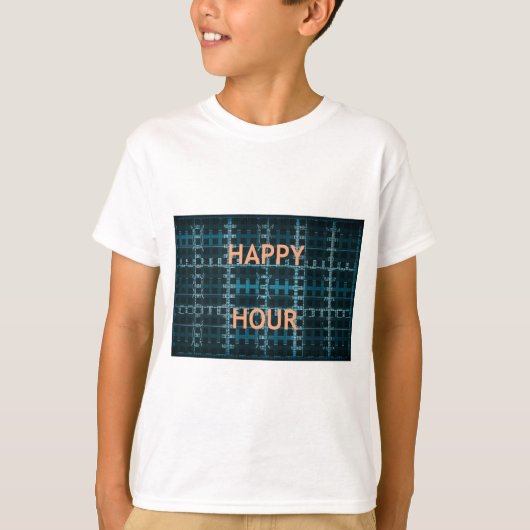 Glückliche Stunde T-Shirt (Vorderseite)