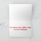 Glückliche Stunden-Eichhörnchen Karte (Innenseite)