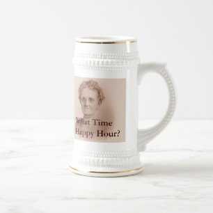 Glückliche Stunden-Tasse Bierglas