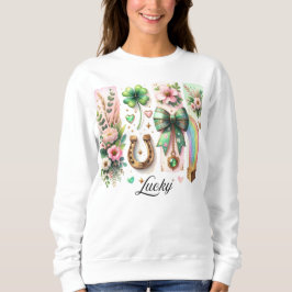 Glückliche Symbole, St. Patrick's Day Sweatshirt
