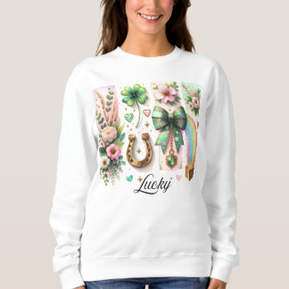 Glückliche Symbole, St. Patrick's Day Sweatshirt