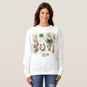 Glückliche Symbole, St. Patrick's Day Sweatshirt (Vorne ganz)