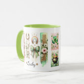 Glückliche Symbole, St. Patrick's Day Tasse (Vorderseite Links)