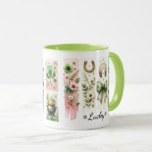 Glückliche Symbole, St. Patrick's Day Tasse (VorderseiteRechts)
