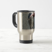 glückliche Tabbyreise-Tasse Reisebecher (Vorderseite Links)