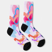 Glückliche Tag Socken (Rechts)
