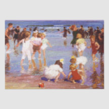 Glückliche Tage am Strand (von E.H. Potthast)