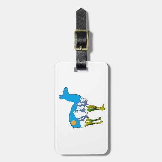 GLÜCKLICHE TAGE GEPÄCKANHÄNGER (Vorderseite vertikal)