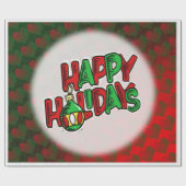 Glückliche Tage - Geschenkpapier (Flach)