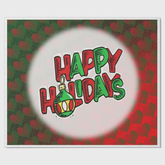 Glückliche Tage - Geschenkpapier (Flach)