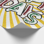 Glückliche Tage - Geschenkpapier (Ecke)