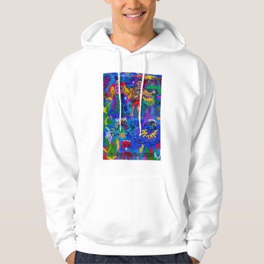 Glückliche Tage Hoodie (Vorderseite)