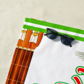 Glückliche Tage / Musikinstrumente Strandtuch (Beispiel)