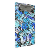 Glückliche Tage sind wieder hier Mini Klemmbrett (Schrägansicht)