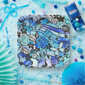 Glückliche Tage sind wieder hier Pappteller