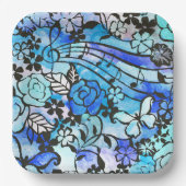 Glückliche Tage sind wieder hier Pappteller (Vorderseite)