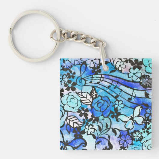 Glückliche Tage sind wieder hier Schlüsselanhänger (Vorderseite)