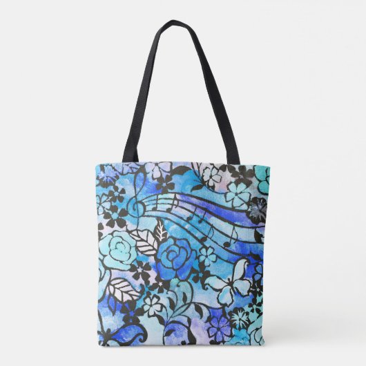 Glückliche Tage sind wieder hier Tasche (Rückseite)