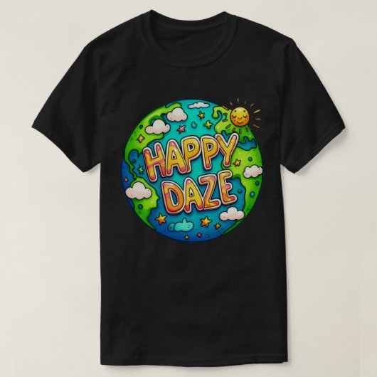Glückliche Tage T-Shirt (Design vorne)