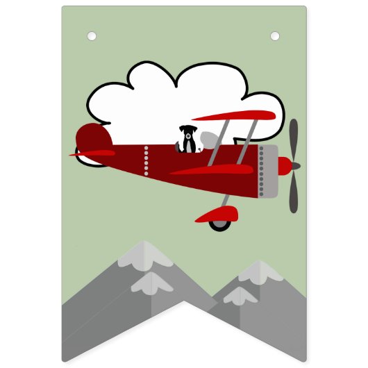 Glückliche Tagesabenteuer-Flaggen-Fahne Wimpelkette (Zweite Fahne)