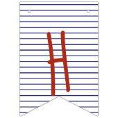 Glückliche Tagesabenteuer-Flaggen-Fahne Wimpelkette (Erste Fahne)