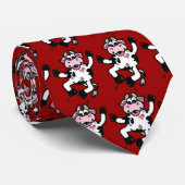 Glückliche Tanzen-Kuh-Krawatte Krawatte (Gerollt)