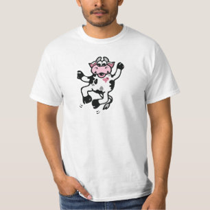 Glückliche tanzende Kuh T-Shirt