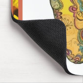Glückliche Tappin Hippie-Füße Mousepad (Ecke)