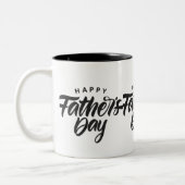 "Glückliche Tasse am Tag des Vaters: Feiern (Links)