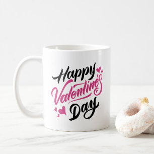 Glückliche Tasse des Valentines Tagesder