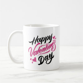 Glückliche Tasse des Valentines Tagesder