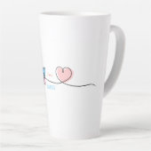 Glückliche Tasse (Liebe ist Kaffee) (Rechte Ecke)