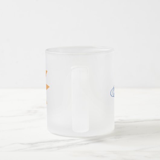 Glückliche Tasse mit dem Namen (Henkel)