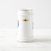 Glückliche Teufel Bierglas (Mittel)