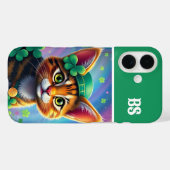 Glückliche Tiere in Tarnung - St. Patrick's Day Fu Case-Mate iPhone Hülle (Rückseite (Horizontal))