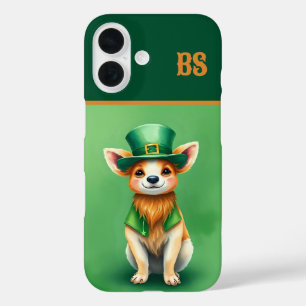 Glückliche Tiere in Tarnung - St. Patrick's Day Fu iPhone 16 Hülle