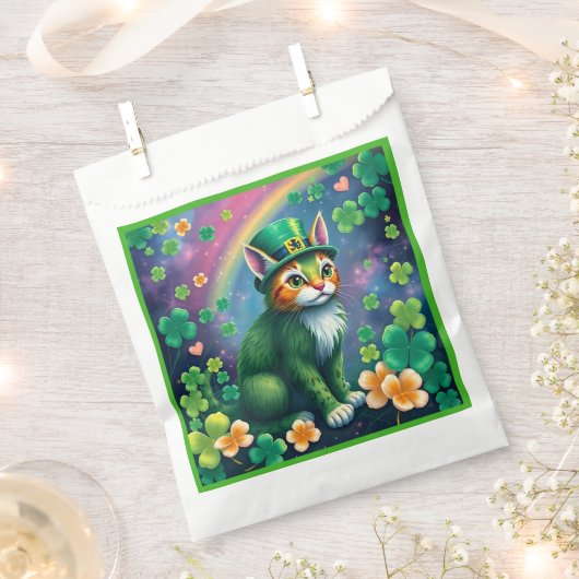 Glückliche Tiere in Tarnung - St. Patrick's Day Fu Geschenktütchen (Ausgeschnitten)