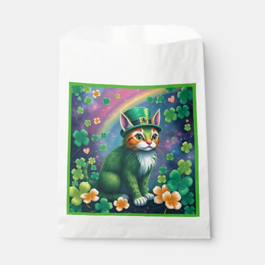 Glückliche Tiere in Tarnung - St. Patrick's Day Fu Geschenktütchen (Vorderseite)