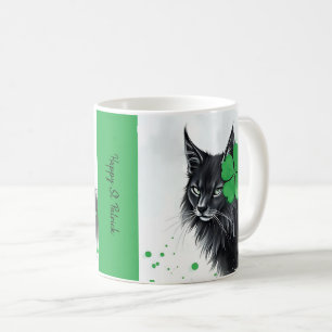 Glückliche Tiere in Tarnung - St. Patrick's Day Fu Kaffeetasse