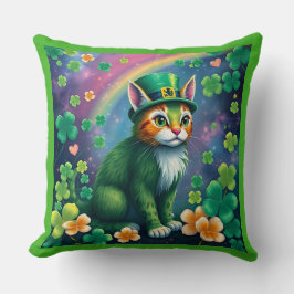 Glückliche Tiere in Tarnung - St. Patrick's Day Fu Kissen