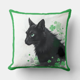 Glückliche Tiere in Tarnung - St. Patrick's Day Fu Kissen