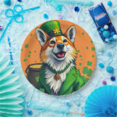 Glückliche Tiere in Tarnung - St. Patrick's Day Fu Pappteller (Party)