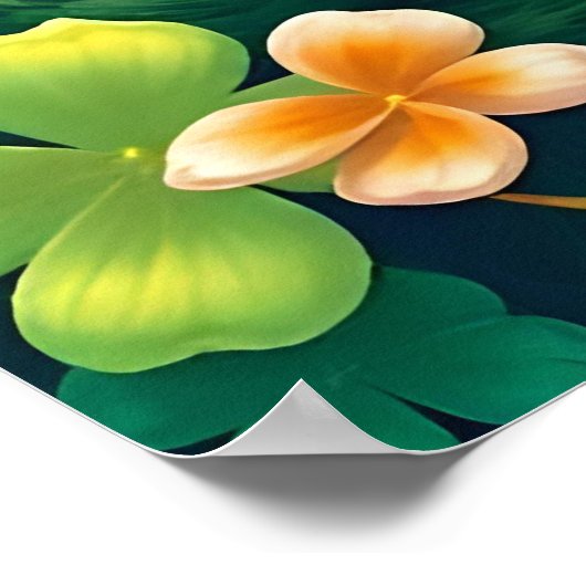 Glückliche Tiere in Tarnung - St. Patrick's Day Fu Poster (Ecke)