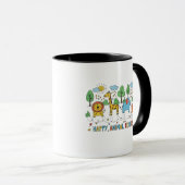 Glückliche Tierfreunde Tasse (VorderseiteRechts)