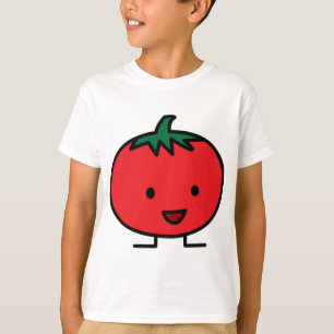 Glückliche Tomate-rote Gemüsefrucht T-Shirt