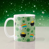 Glückliche Töpfe aus Gold Kaffeetasse