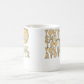 Glückliche Töpferei Kaffeetasse (Mittel)